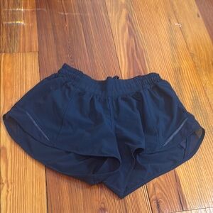Lululemon Athletica Navy Athletic Hotty Hot Shorts 2.5 Inch